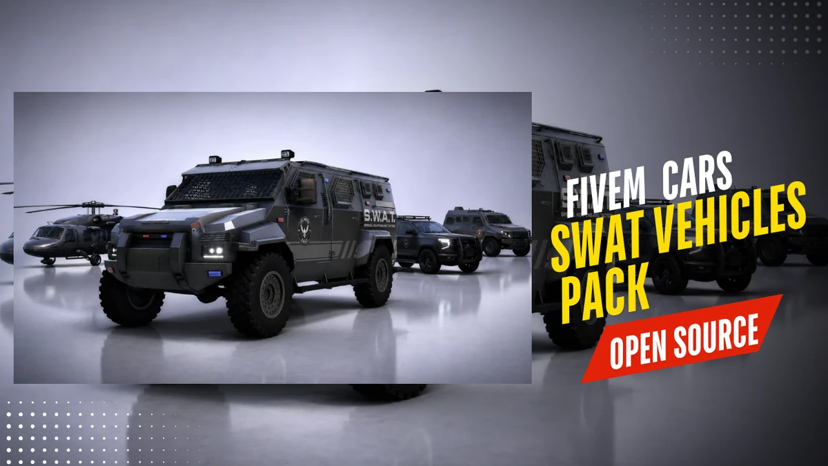 SWAT Vehicles Pack FiveM | Police Tactical Vehicles | Open Source